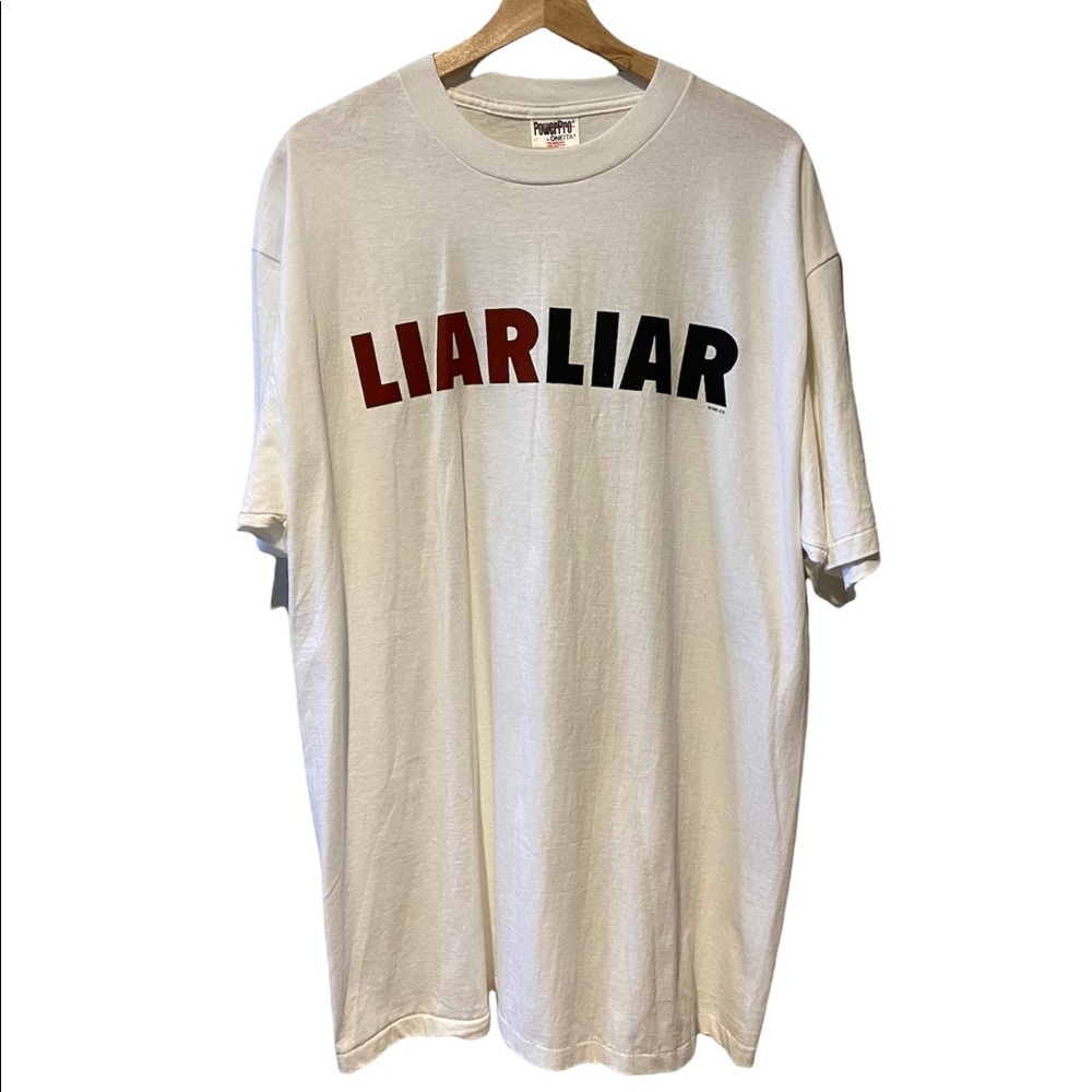 vintage liar liar movie promo shirt 90s